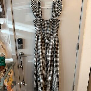 Black and White Gingham Dress